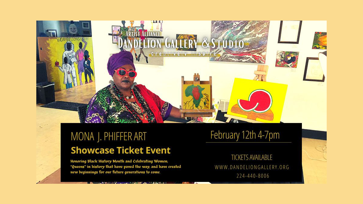 Mona J Phiffer Art Showcase Event at Dandelion Gallery
